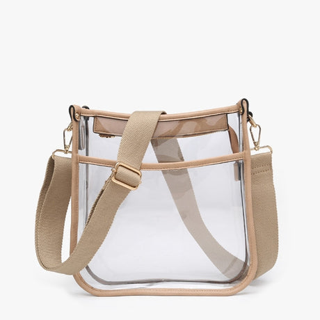 Jen & Co Posie Clear Crossbody with Removeable Strap