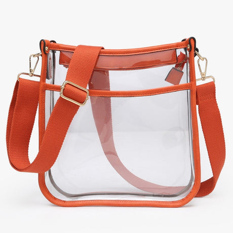 Jen & Co Posie Clear Crossbody with Removeable Strap