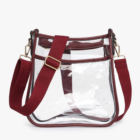 Jen & Co Posie Clear Crossbody with Removeable Strap