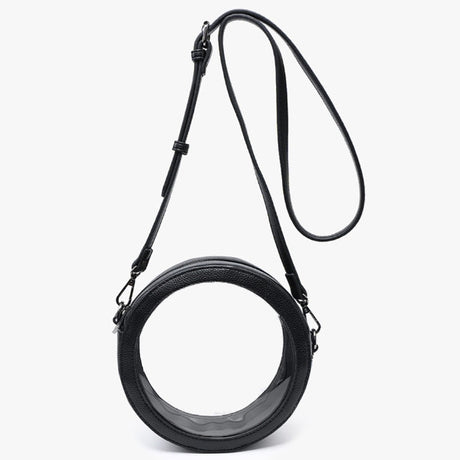 Jen & Co Lilibet Clear Circular Crossbody