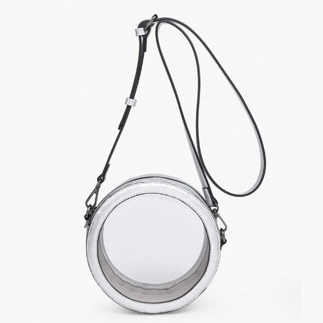 Jen & Co Lilibet Clear Circular Crossbody