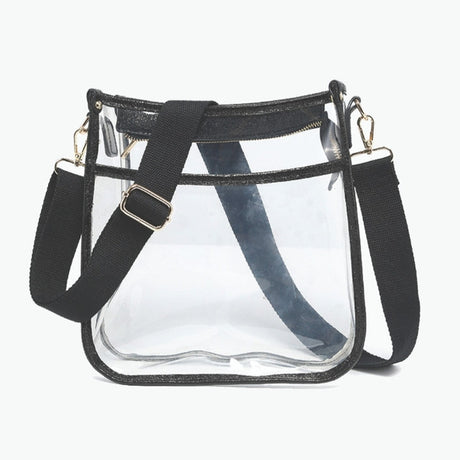 Jen & Co Posie Clear Crossbody with Removeable Strap