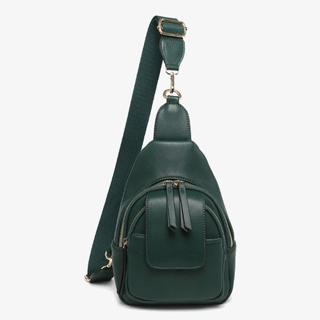 Jen & Co Sophia Sling Bag w/ Flapover Pocket