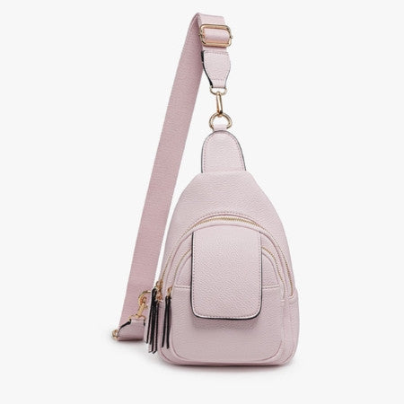 Jen & Co Sophia Sling Bag w/ Flapover Pocket