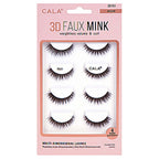 Cala 3D Faux Mink Lashes - 4 Pair Packs