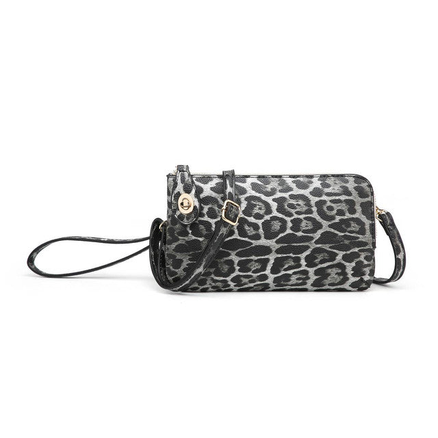 Jen & Co Kendall Crossbody/Wristlet with Twist Lock Closure
