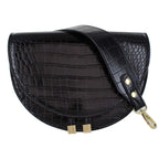 Mersi Ava Faux Snakeskin Messenger Bag