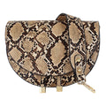 Mersi Ava Faux Snakeskin Messenger Bag