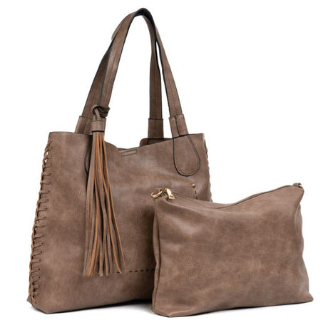 Jen & Co Macy Tote with Matching Bag