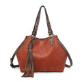 Jen & Co Aliza Large Tassel 2 in 1 Satchel