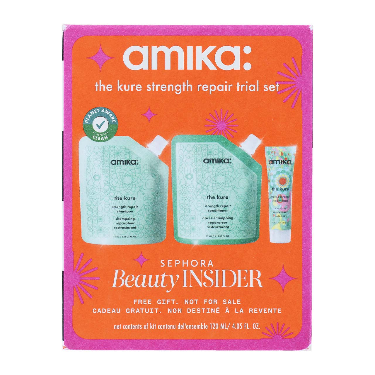 amika x Sephora The Kure Strength Repair Trial Set
