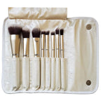 Annika Maya 8 pc Professional Makeup Artist Brush Set open in bag