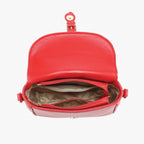 Jen & Co Athens Accented Flapover Crossbody inside view