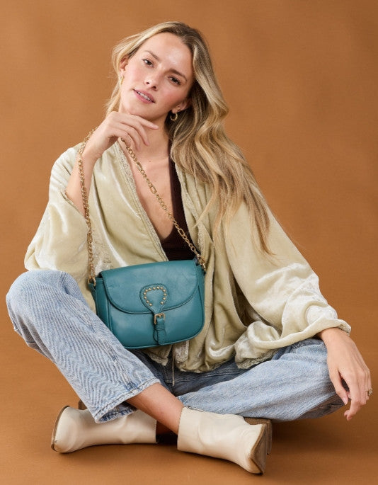 Jen & Co Athens Accented Flapover Crossbody style shot 1