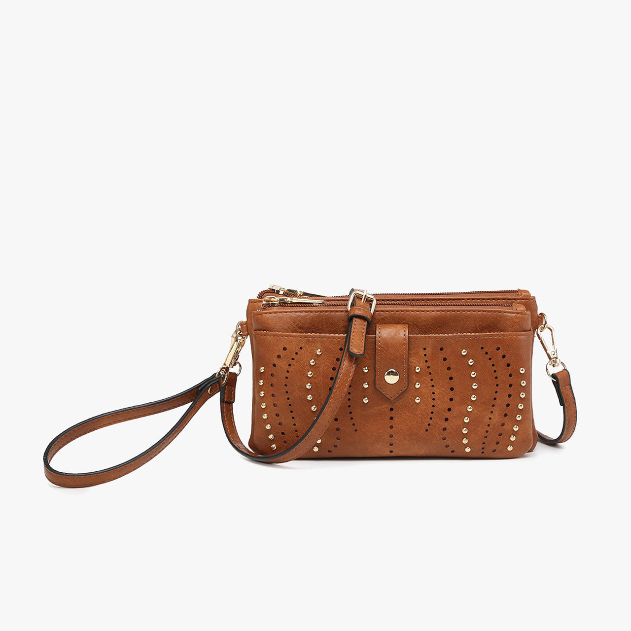 Jen & Co Ayra Studded Front Wallet – Brigette's Boutique