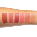 theBalm Meet Matt(e) Hughes 6 Mini Liquid Lipsticks - Nude swatches