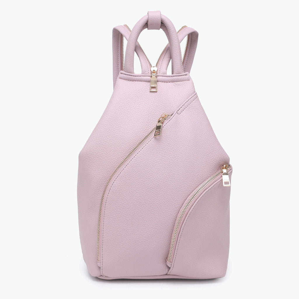 Jen & Co Maura Diagonal Zipper Backpack