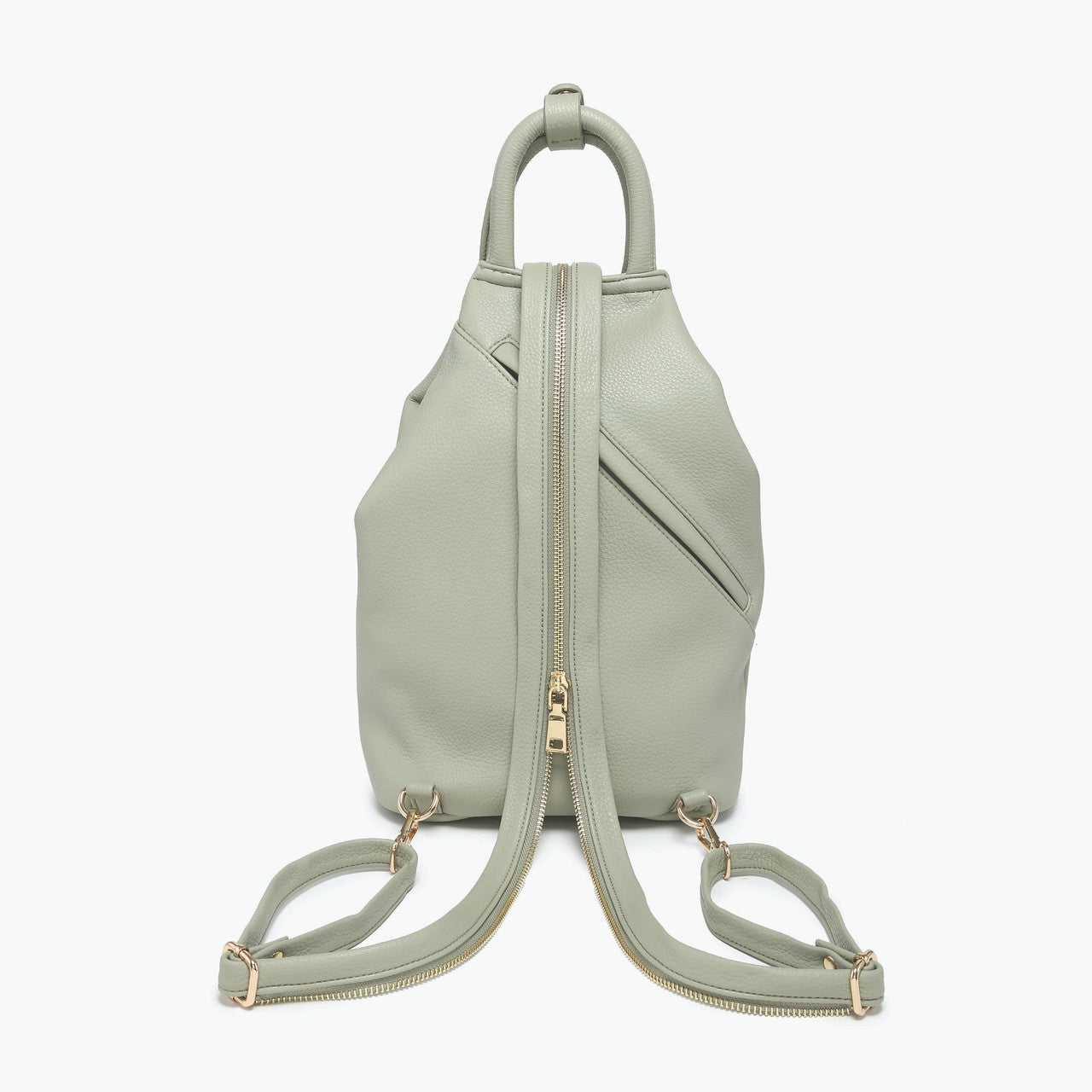 Jen & Co Maura Diagonal Zipper Backpack Back View