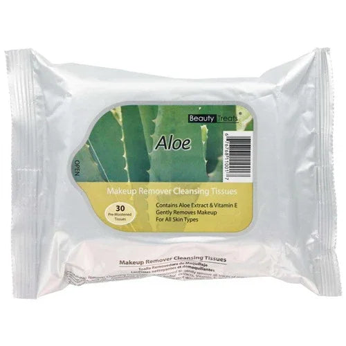 Beauty Treats Makeup Remover Cleansing Tissues - Aloe