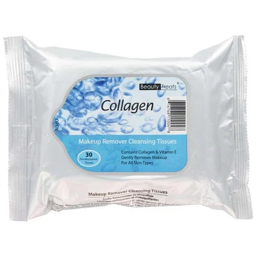 Beauty Treats Makeup Remover Cleansing Tissues - Collagen