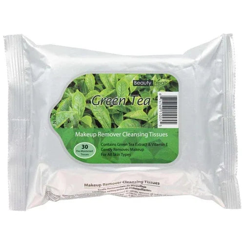 Beauty Treats Makeup Remover Cleansing Tissues - Green Tea