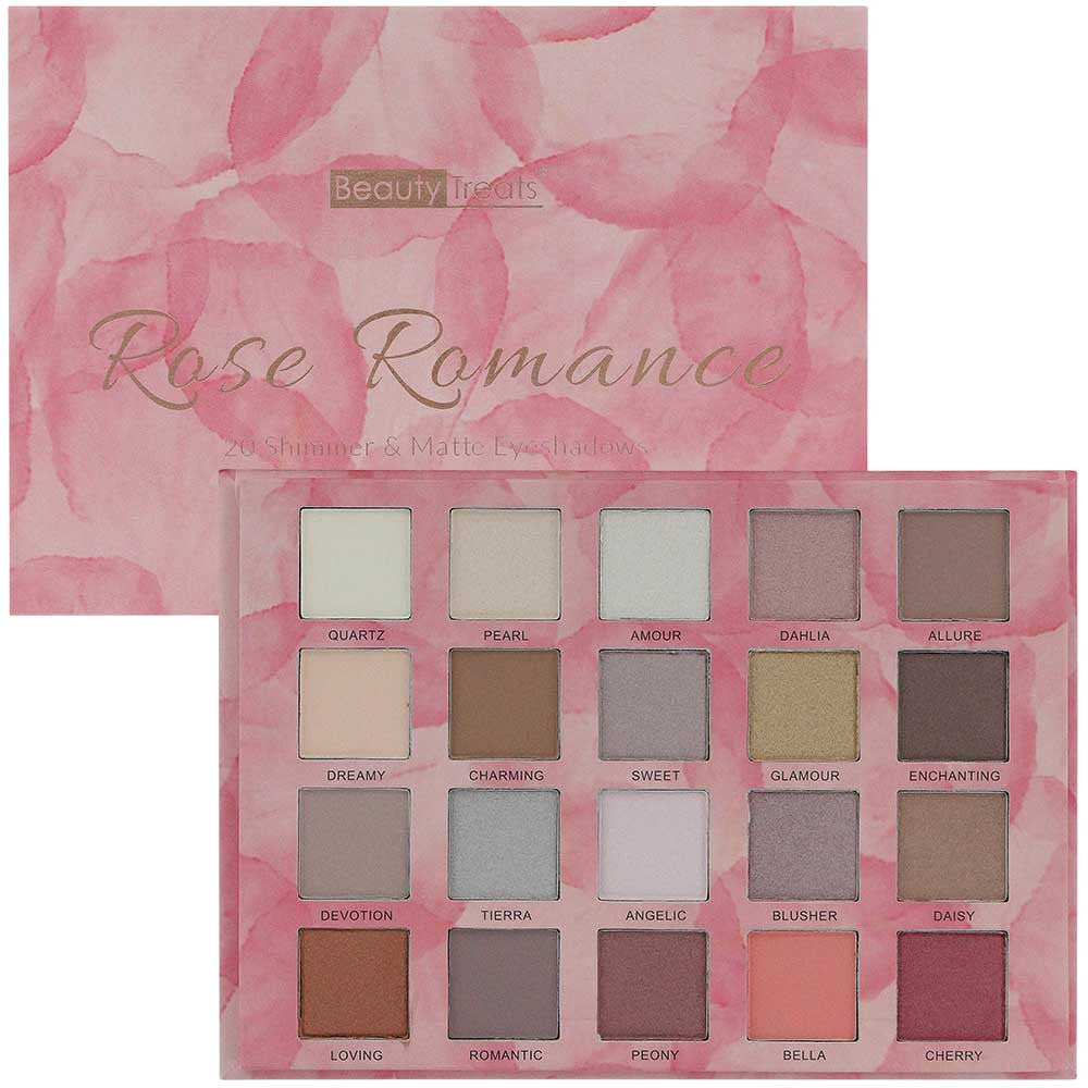 Beauty Treats Rose Romance Eyeshadow Booklet