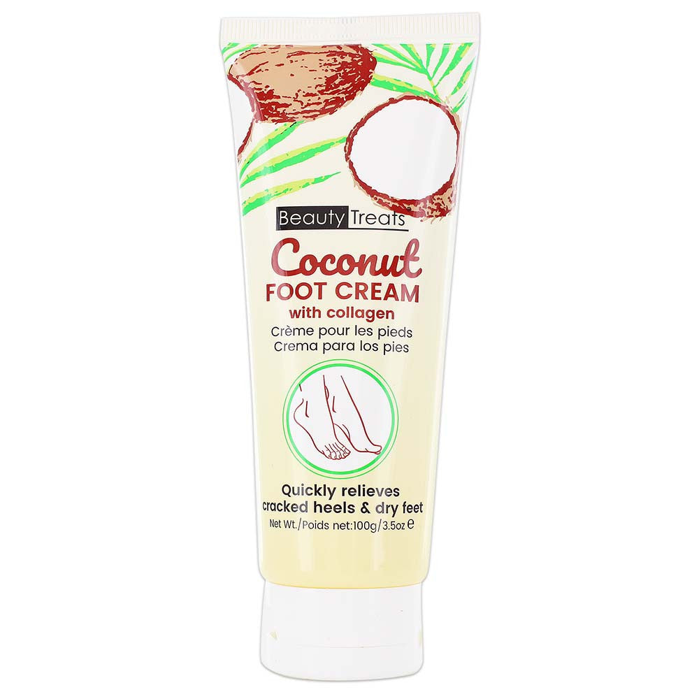 Beauty Treats Coconut Foot Cream with Collagen