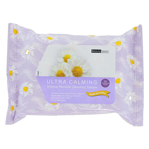 Beauty Treats Makeup Remover Cleansing Tissues - Ultra Calming