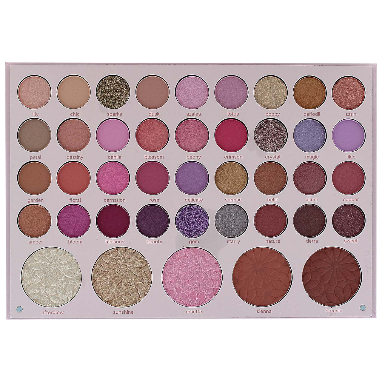 Beauty Treats Blooming Eyes Shadow & Face Palette closeup