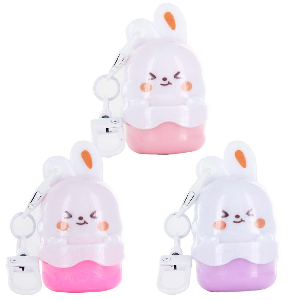 Beauty Treats Bunny Lip Balm Keychain set