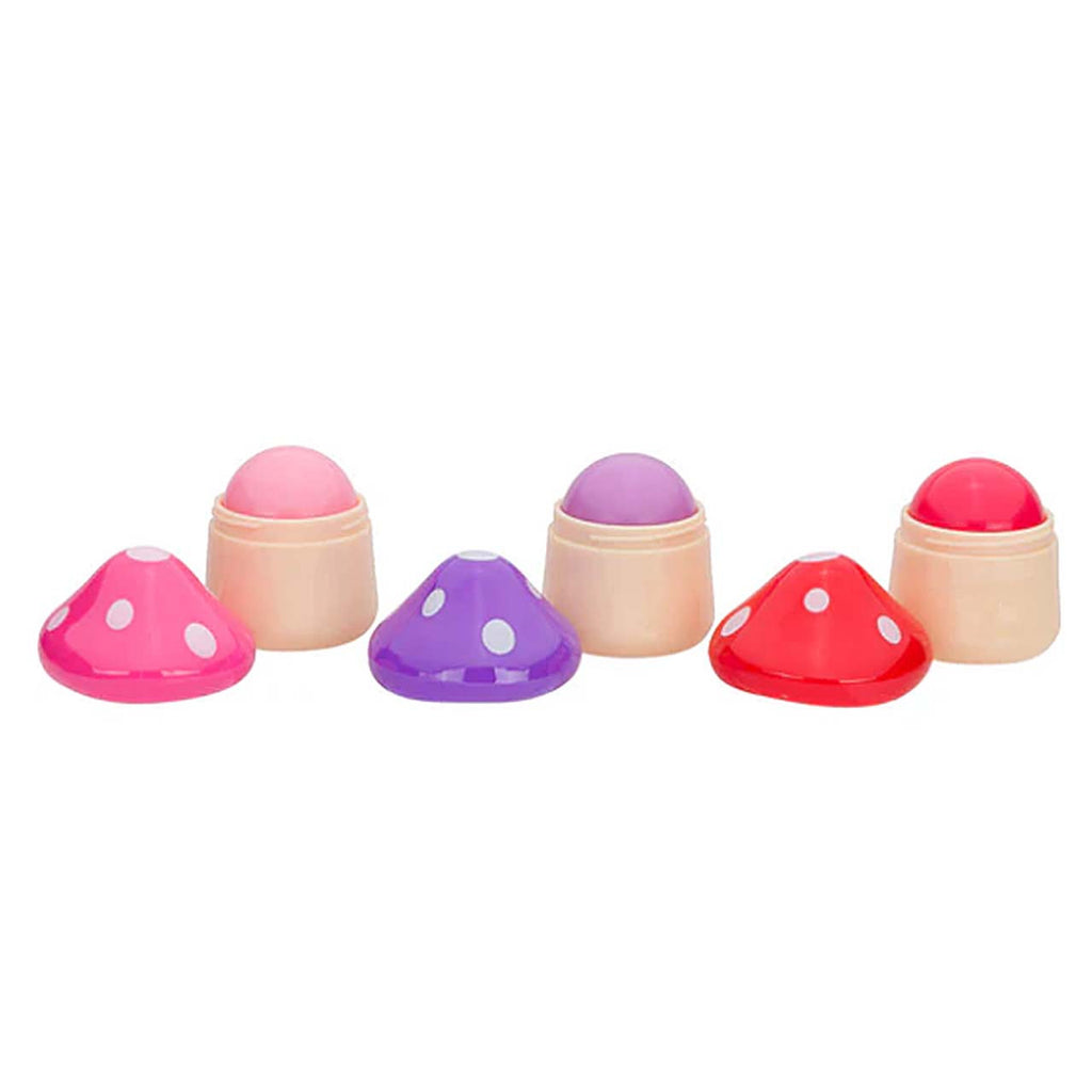 Beauty Treats Enchanted Mushroom Shaped Lip Balm open
