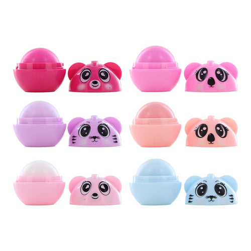 Beauty Treats Into The Wild Lip Balm Animal Shaped sphere lip balms