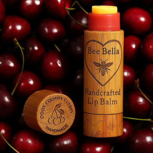 Bee Bella Lip Balm - Door County Cherry style shot