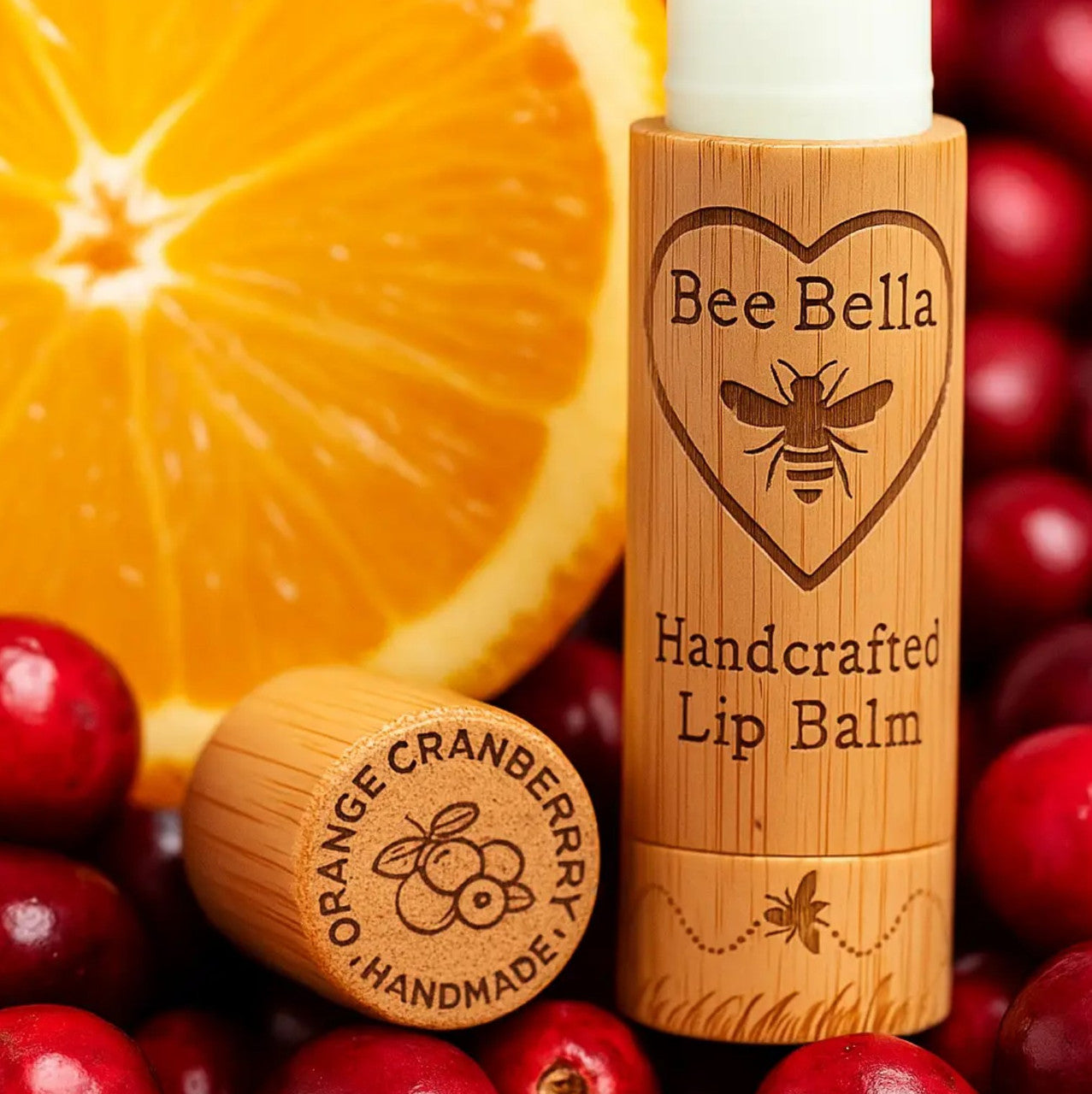 Bee Bella Lip Balm - Orange Cranberry