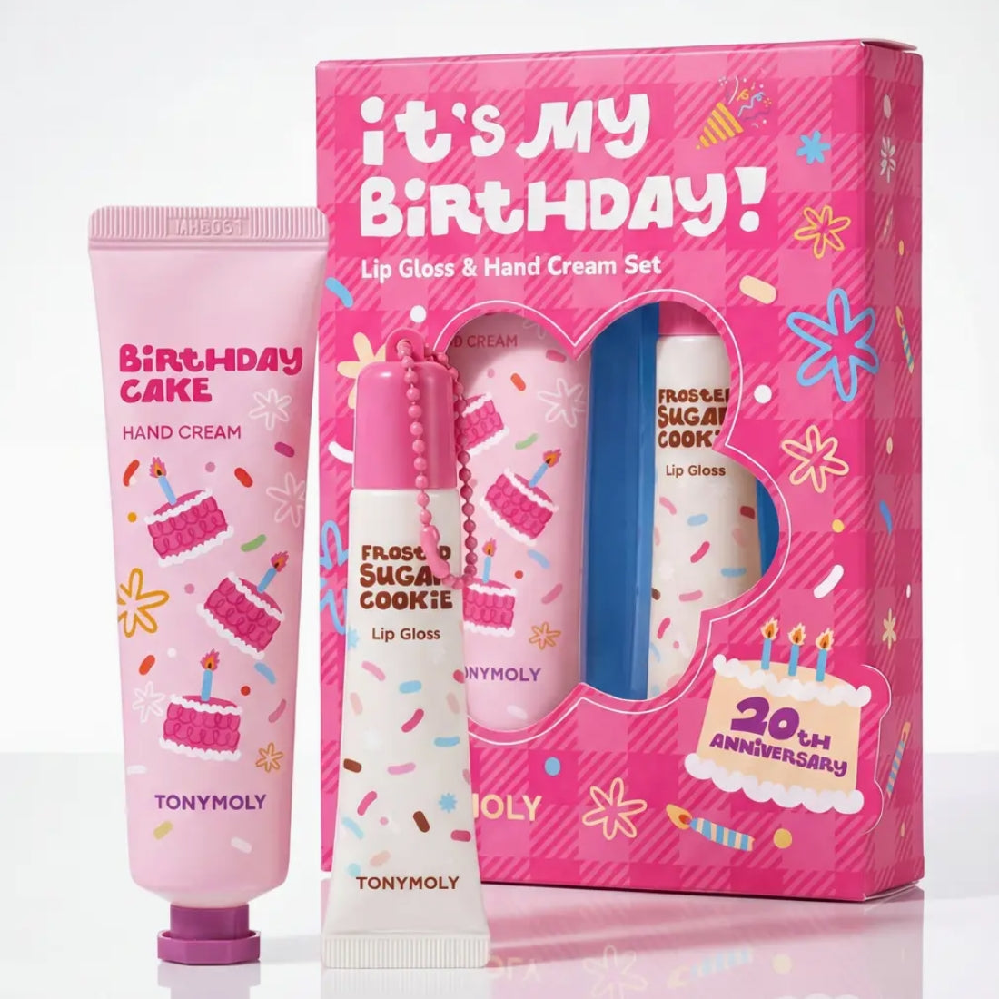 Tonymoly It's My Birthday Hand Cream & Lip Gloss Set