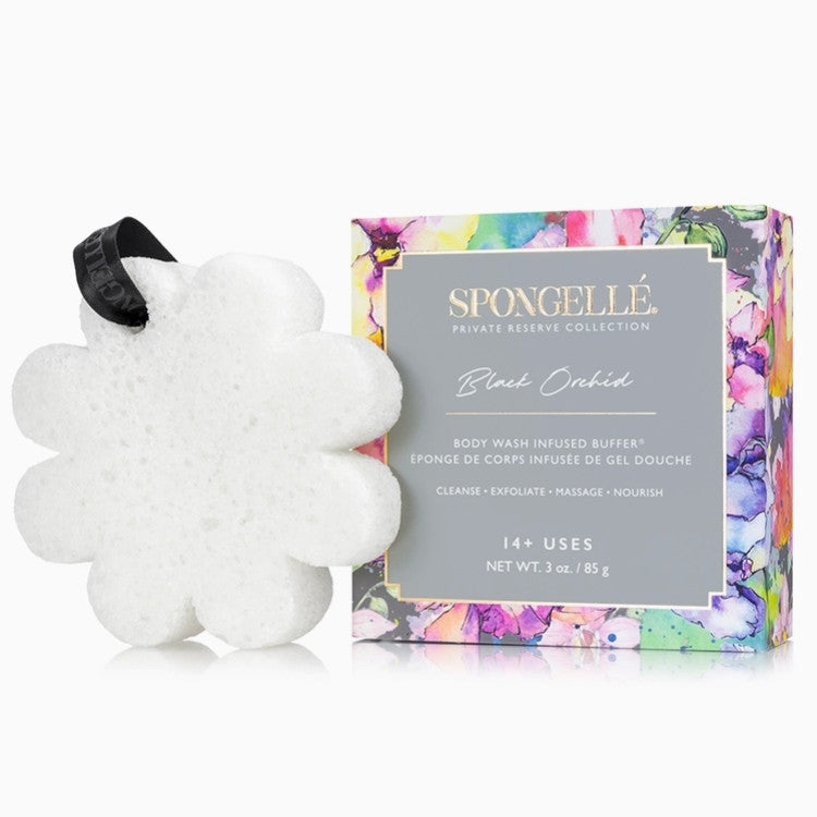 Spongelle Black Orchid Boxed Flower