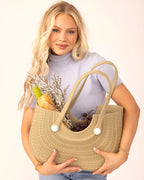 Jen & Co Blythe Textured Versa Tote style shot 2