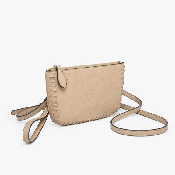 Jen & Co Bonnie Dual Compartment Whipstitch Crossbody alt view