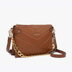Jen & Co Britt Puffer Crossbody with Snaps alt view