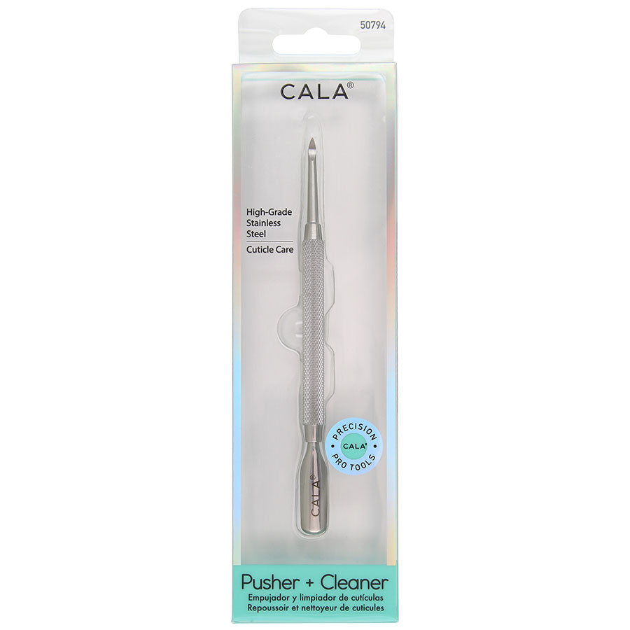 Cala Pro Cuticle Pusher + Cleaner in box