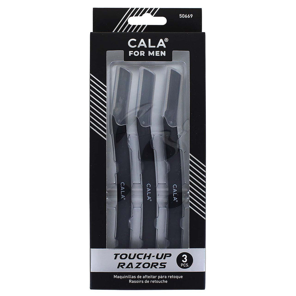 Cala for Men Touch-up Razors Black in the packaging