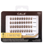 Cala Lash Blendz Individual Lash Extension Clusters Brown and Black