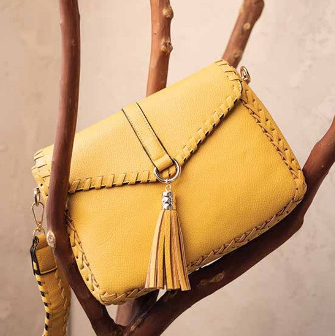 Jen & Co Cam Whipstitch Flapover Crossbody Style Shot