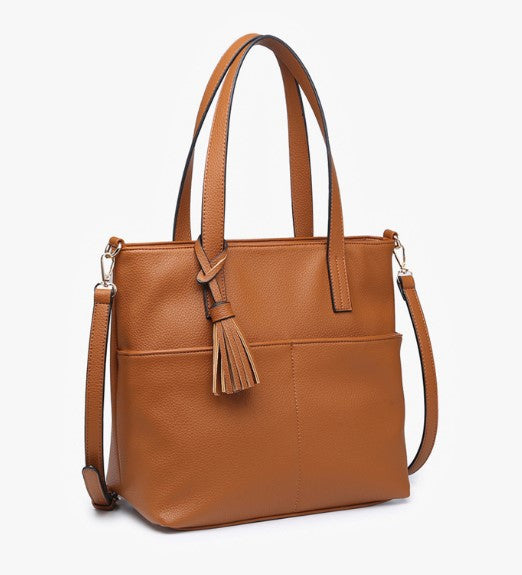 Jen & Co Cassandra Double Pocket Small Tote alt view