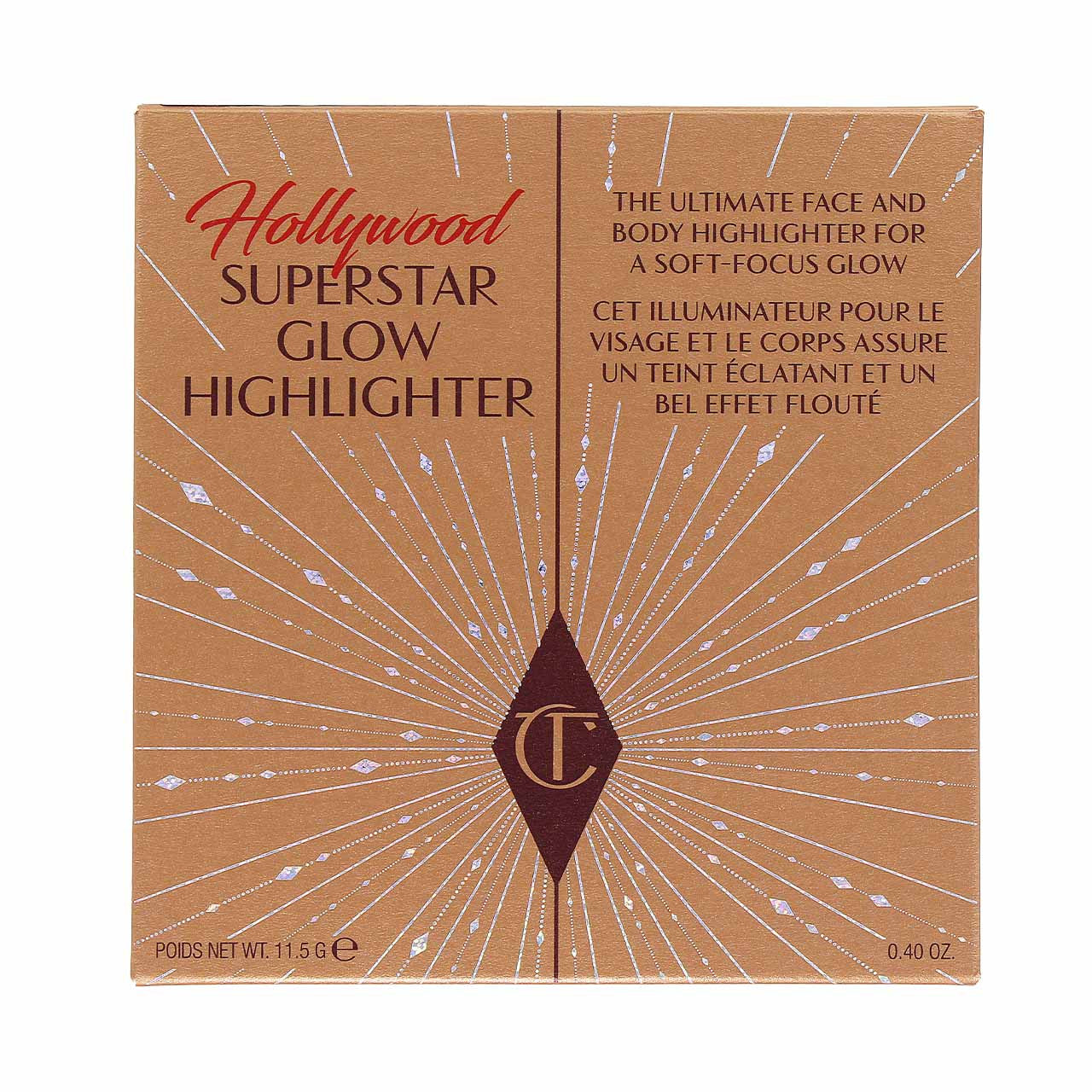 Charlotte Tilbury Hollywood Superstar Glow Highlighter box
