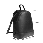 Cora Backpage Large image showing dimensions