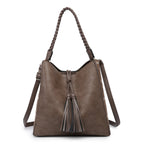Jen & Co Dina Tote with Tassel alt view