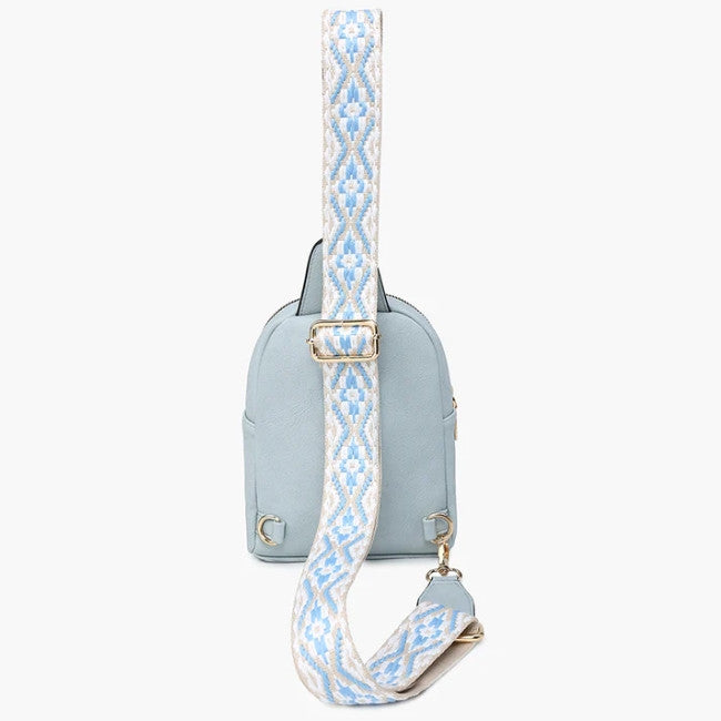 Jen & Co Ellen Guitar Strap Sling Bag back view