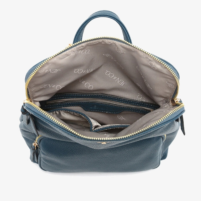 Jen & Co Everlee Convertible Backpack inside view