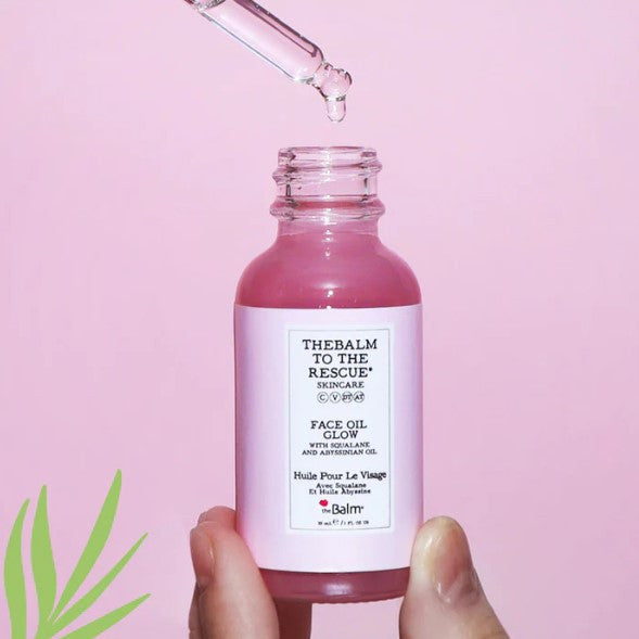 theBalm to the Rescue Face Oil Glow style shot